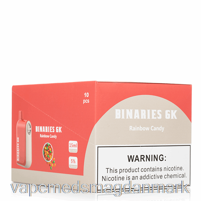 Vape Uden Nikotin [10-pack] Horizon Binære 6k 6000 Engangs